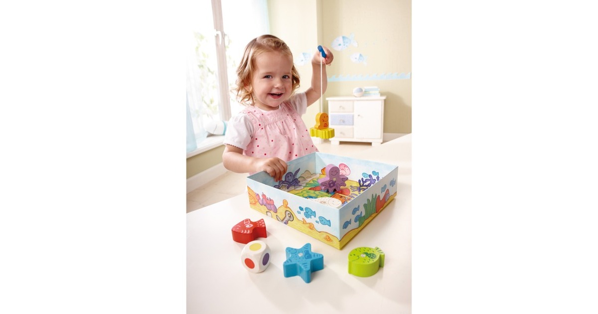 HABA Meine ersten Spiele - Fische angeln, Geschicklichkeitsspiel