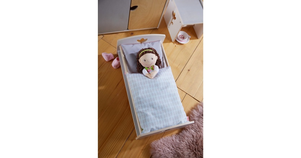 HABA Puppenbettwäsche Frühlingszauber, Puppenzubehör