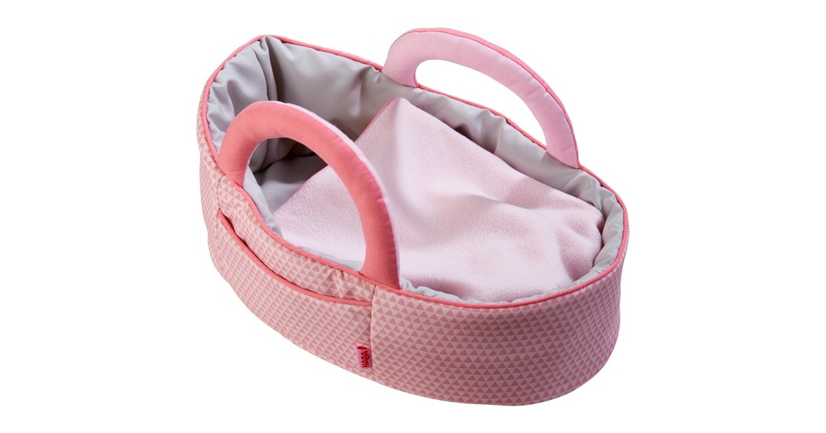 HABA Puppentragetasche Rosarot, Puppenzubehör(rosa/grau)