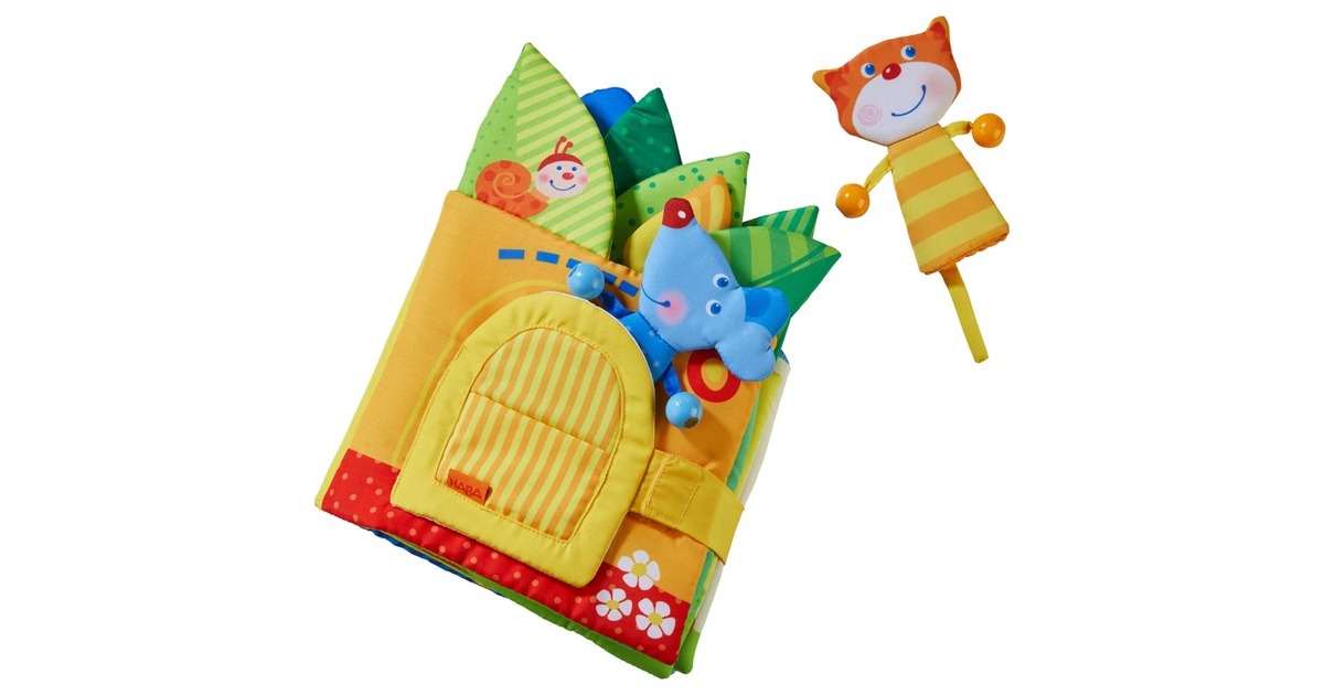 HABA Stoffbuch Blätterhäuschen, Lernbuch
