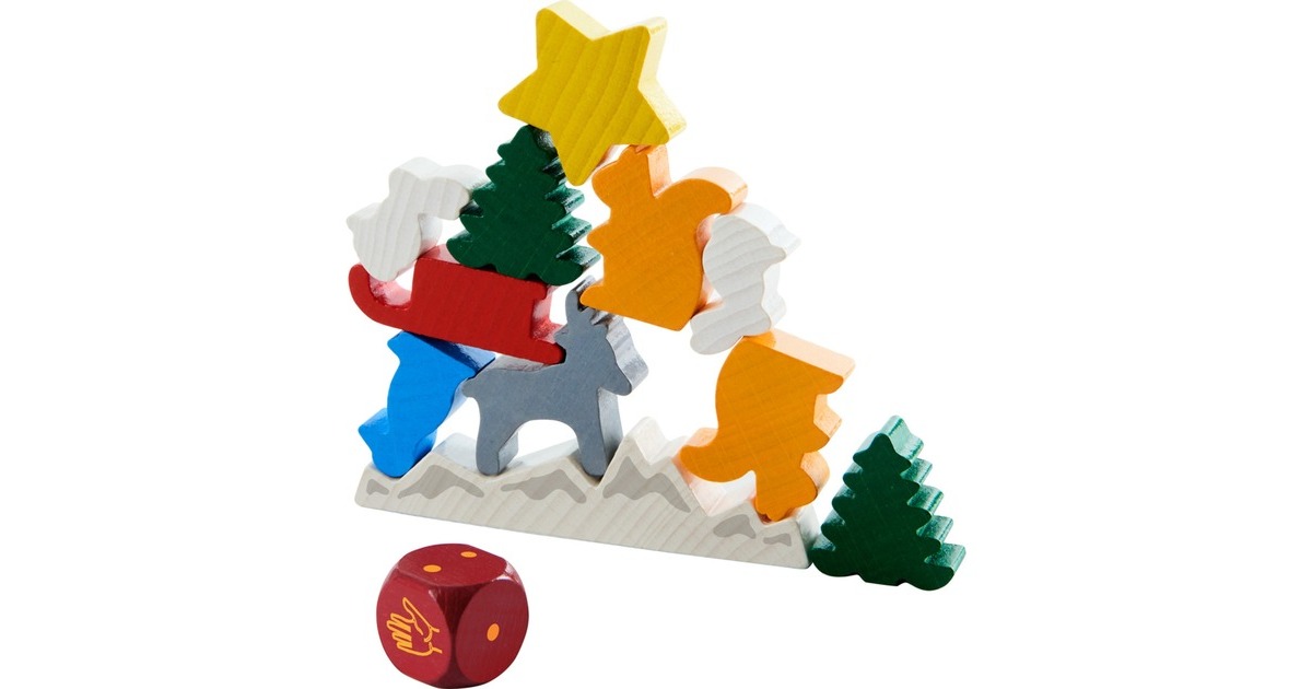 HABA Tier auf Tier - Das weihnachtliche Stapelspiel, Geschicklichkeitsspiel