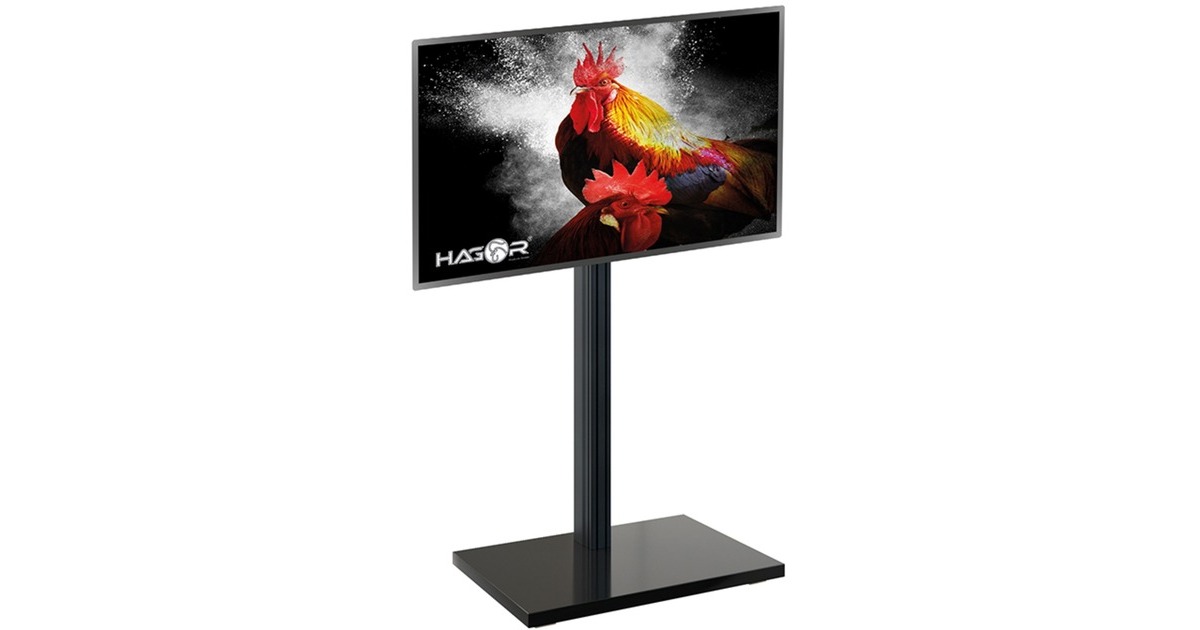 HAGOR CPS ELIA 160 Floorstand, Halterung(schwarz/schwarz (glänzend), Freistehendes Standsystem)