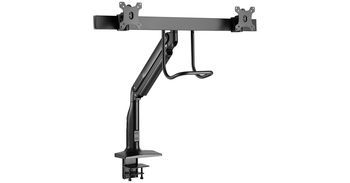 HAGOR Gasliftarm Dual, Monitorhalterung(schwarz)