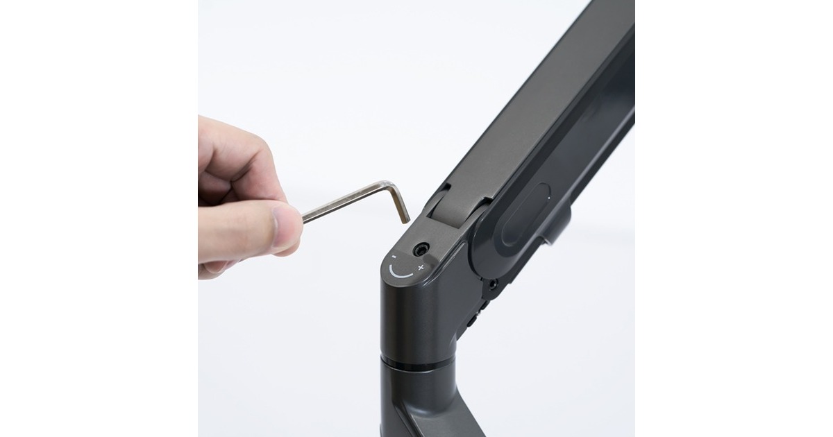 HAGOR HA Gasliftarm Medium Dual, Monitorhalterung(dunkelgrau)