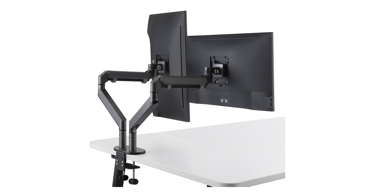 HAGOR HA Gasliftarm Medium Dual, Monitorhalterung(dunkelgrau)