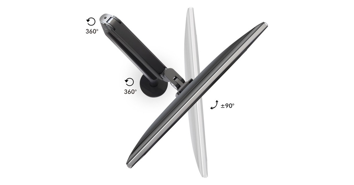 HAGOR HA Gasliftarm Medium Single, Monitorhalterung(dunkelgrau)