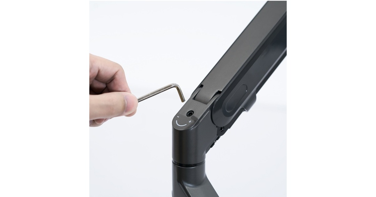 HAGOR HA Gasliftarm Medium Single, Monitorhalterung(dunkelgrau)