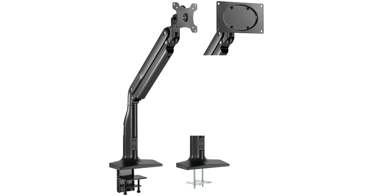 HAGOR HA Gasliftarm Single, Monitorhalterung(schwarz)