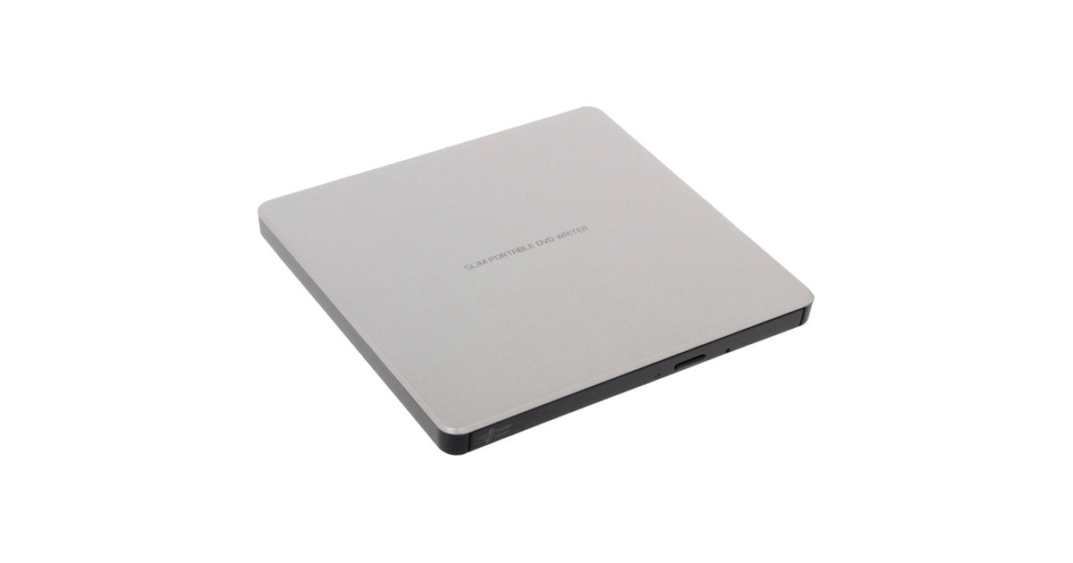 HLDS GP60NS60 SLIM, externer DVD-Brenner(silber, extern, USB 2.0, 5,25", Retail)