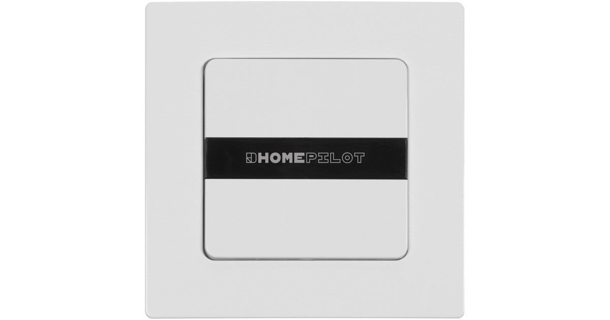HOMEPILOT HomePil Wandtaster smart - 1 Gruppe(weiß)