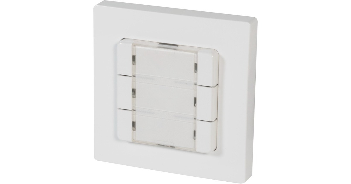 HOMEPILOT Wandtaster smart 3 Gruppen(weiß)