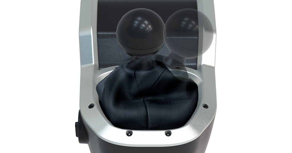 HORI 7-Speed Racing Shifter, Schalthebel(schwarz, für PC, Outlet)