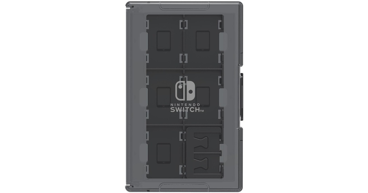 HORI Game Card Case 24, Aufbewahrung(schwarz/transparent)