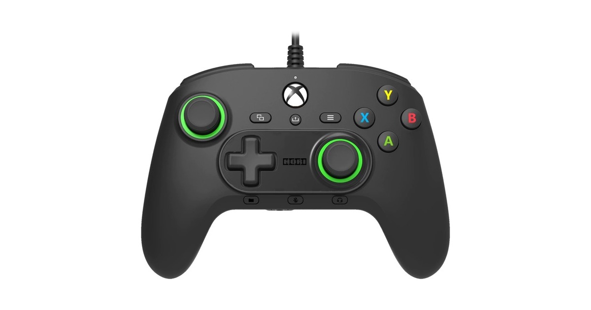 HORI Horipad Pro, Gamepad(schwarz/grün, Xbox Series X|S, Xbox One, PC)