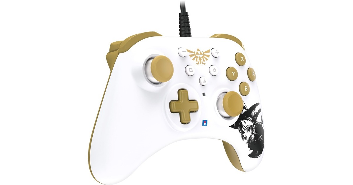 HORI Horipad Turbo (Zelda), Gamepad(weiß/gold, Nintendo Switch)