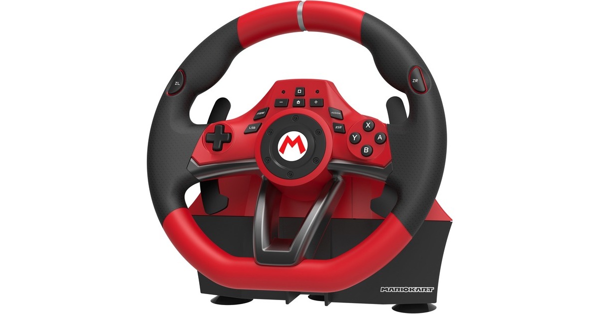 HORI Mario Kart Racing Wheel Pro Deluxe, Lenkrad(rot/schwarz)