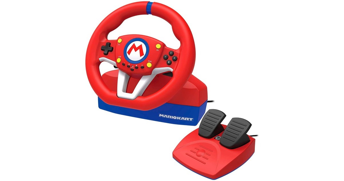 HORI Mario Kart Racing Wheel Pro Mini, Lenkrad(rot/blau)