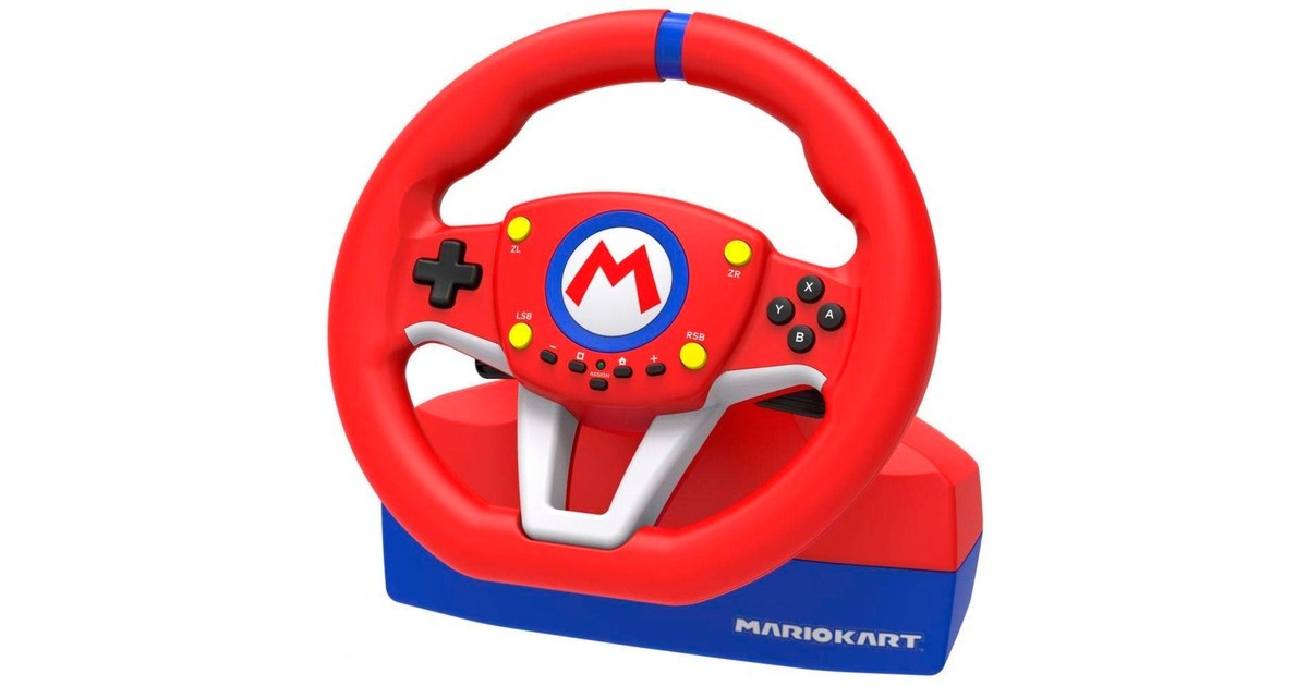 HORI Mario Kart Racing Wheel Pro Mini, Lenkrad(rot/blau)