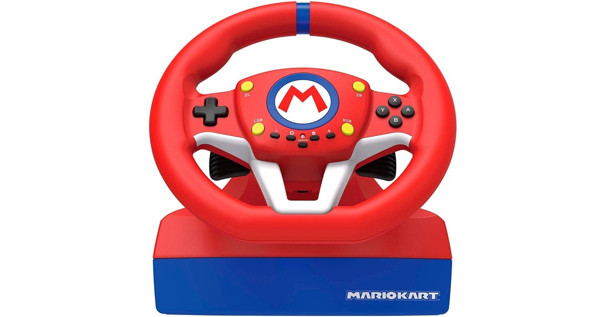 HORI Mario Kart Racing Wheel Pro Mini, Lenkrad(rot/blau)
