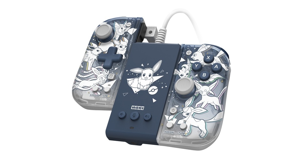 HORI Split Pad Compact Adapter Set (Eevee Evolutions), Gamepad(mehrfarbig)