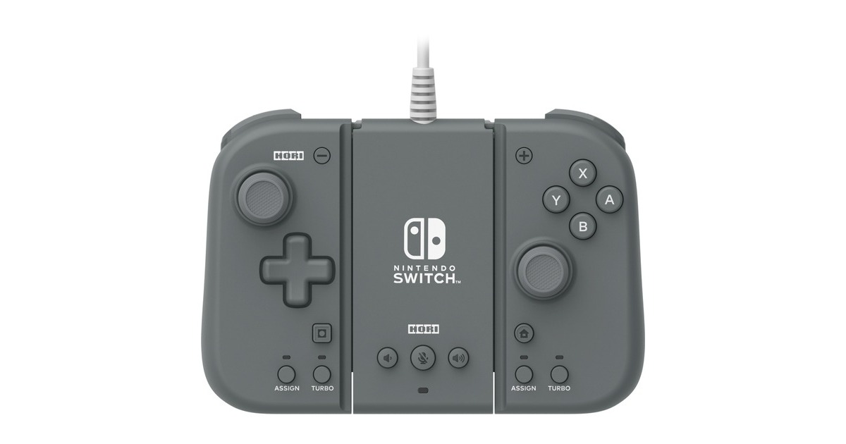 HORI Split Pad Compact Adapterset, Gamepad(grau)