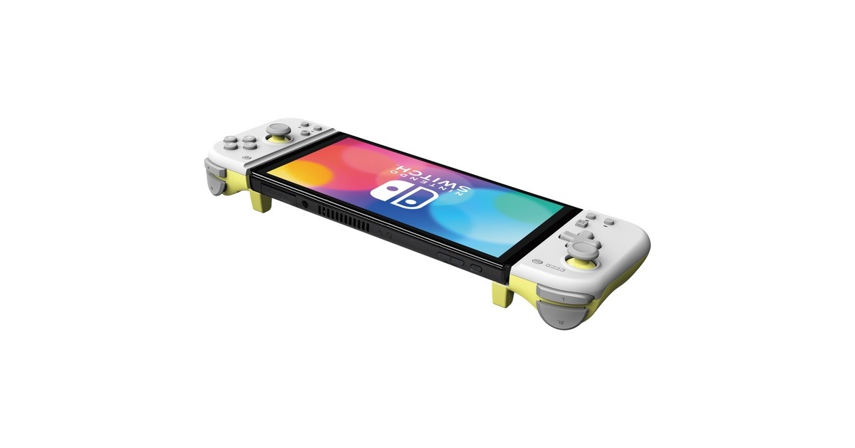 HORI Split Pad Compact (Hellgrau x Gelb), Gamepad(hellgrau/gelb)