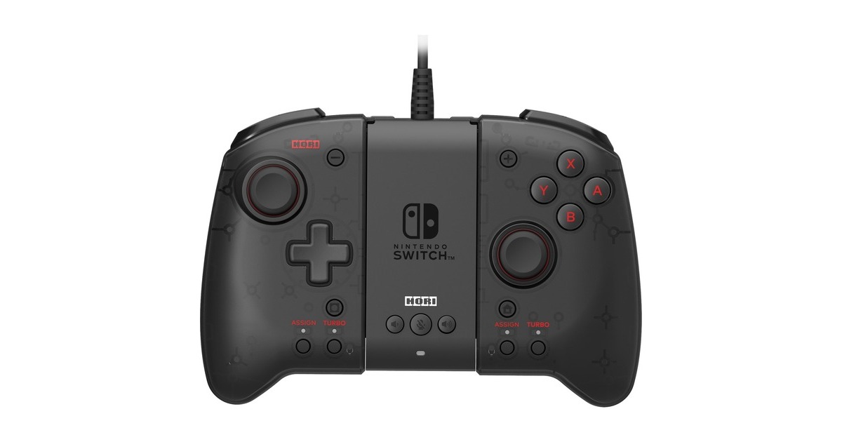 HORI Split Pad Pro Adapter Set, Gamepad(schwarz/transparent)