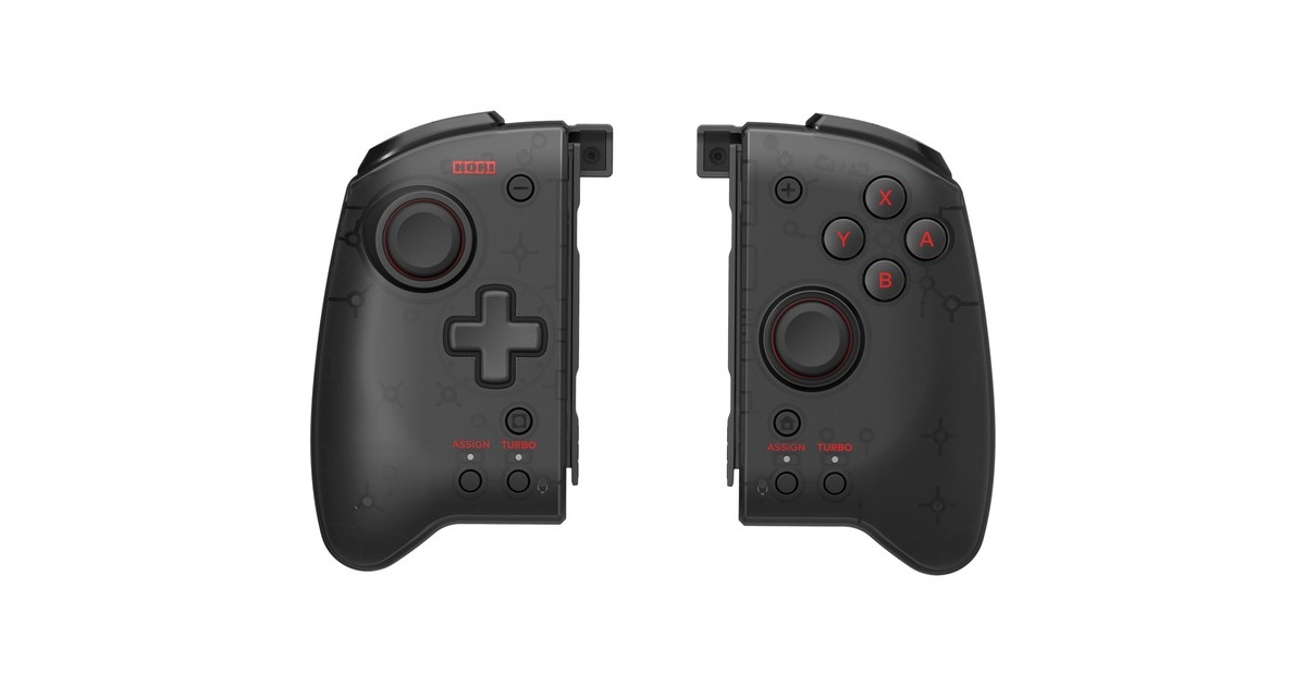 HORI Split Pad Pro Adapter Set, Gamepad(schwarz/transparent)