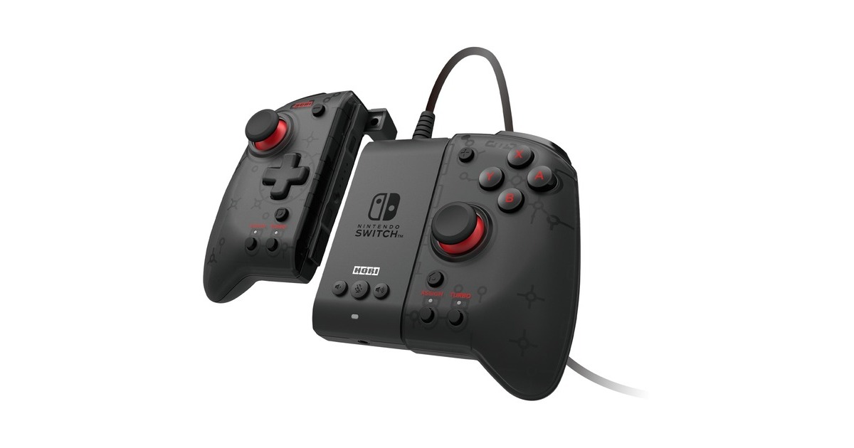 HORI Split Pad Pro Adapter Set, Gamepad(schwarz/transparent)