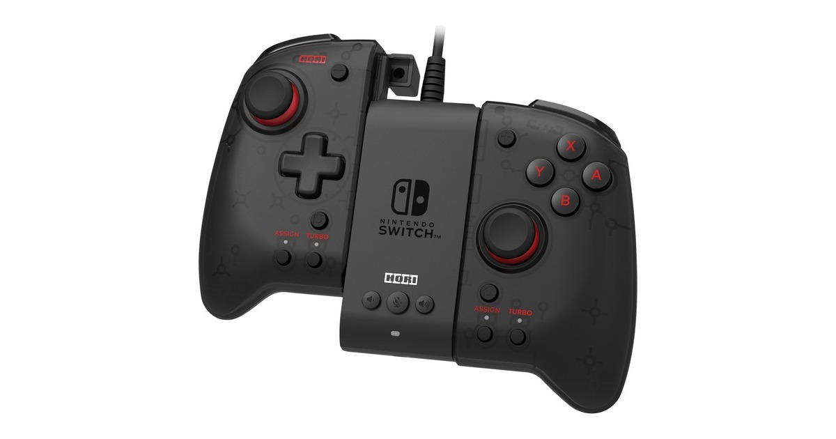 HORI Split Pad Pro Adapter Set, Gamepad(schwarz/transparent)