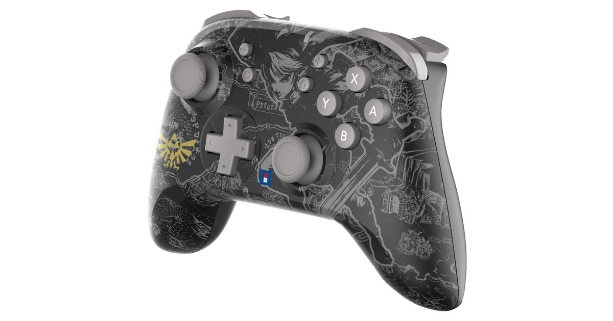 HORI Wireless Horipad (Legend of Zelda), Gamepad(schwarz/grau)