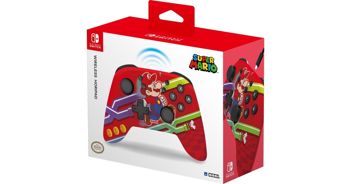 HORI Wireless Horipad (Super Mario), Gamepad(rot)