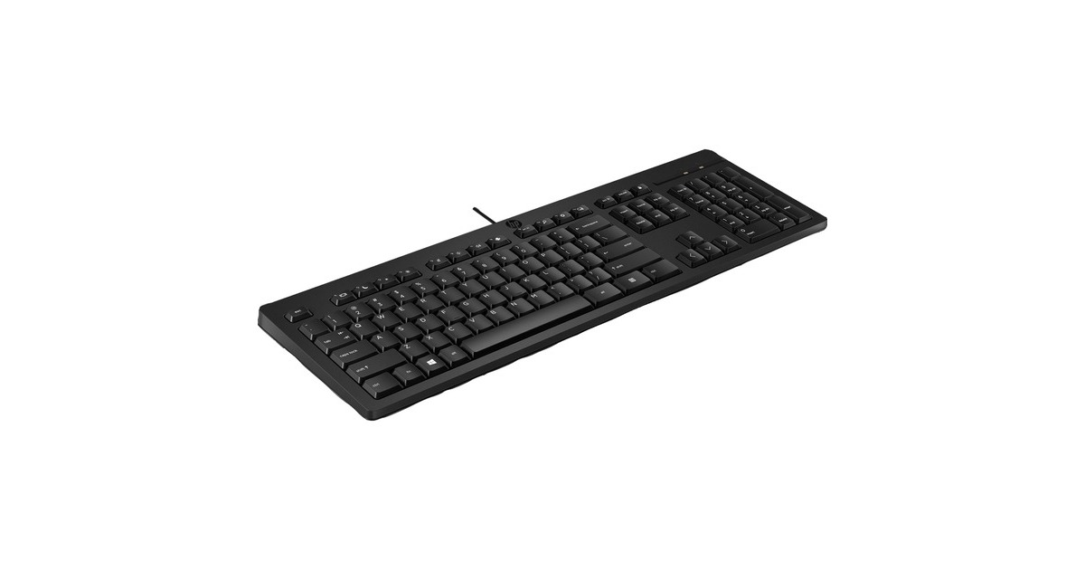 HP 125 kabelgebundene Tastatur(schwarz)