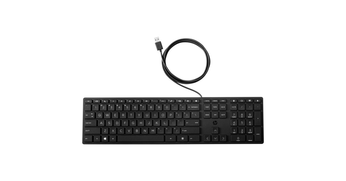 HP 320K, Tastatur(schwarz, DE-Layout)