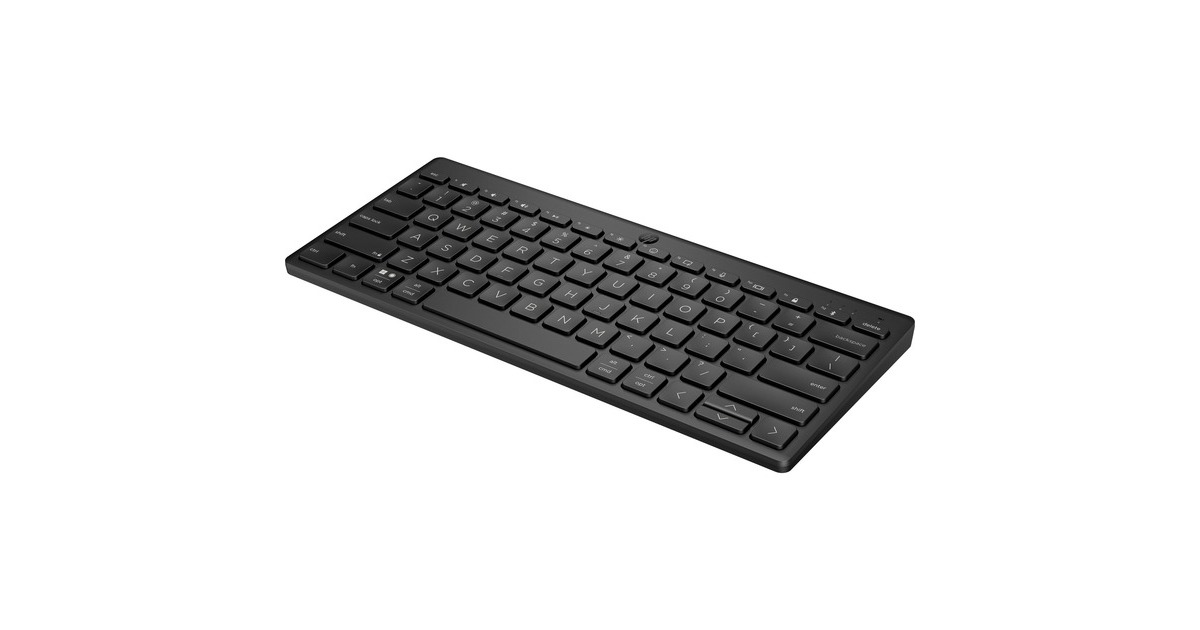 HP 350 Kompakte Multi-Device Bluetooth-Tastatur(schwarz, DE-Layout, Plunger)