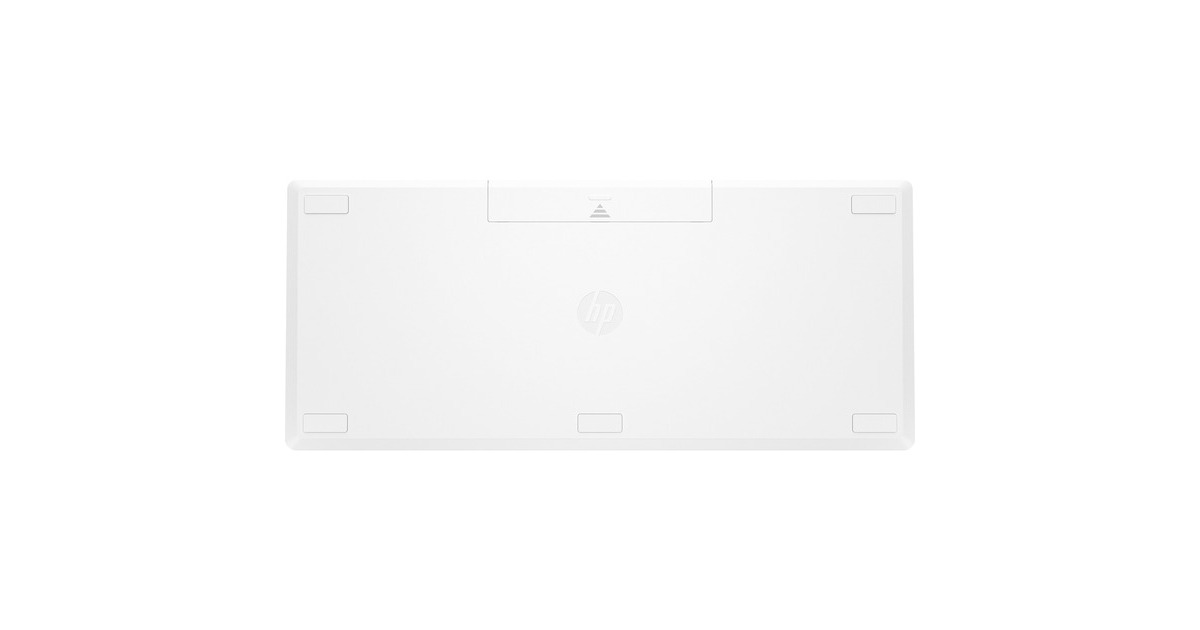 HP 350 Kompakte Multi-Device Bluetooth-Tastatur(weiß, DE-Layout, Plunger)