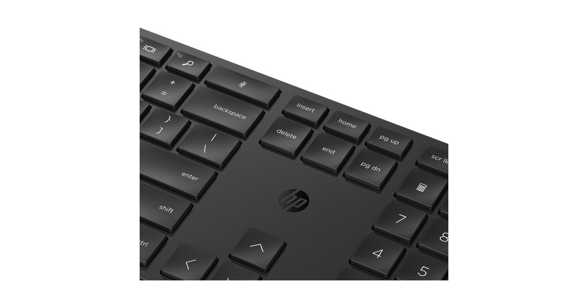 HP 655 Wireless-Tastatur und -Maus, Desktop-Set(schwarz, DE-Layout)