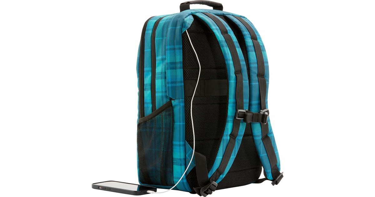 HP Campus XL Rucksack (Tartan Plaid)(mint/schwarz, 40,9 cm (16,1 Zoll))