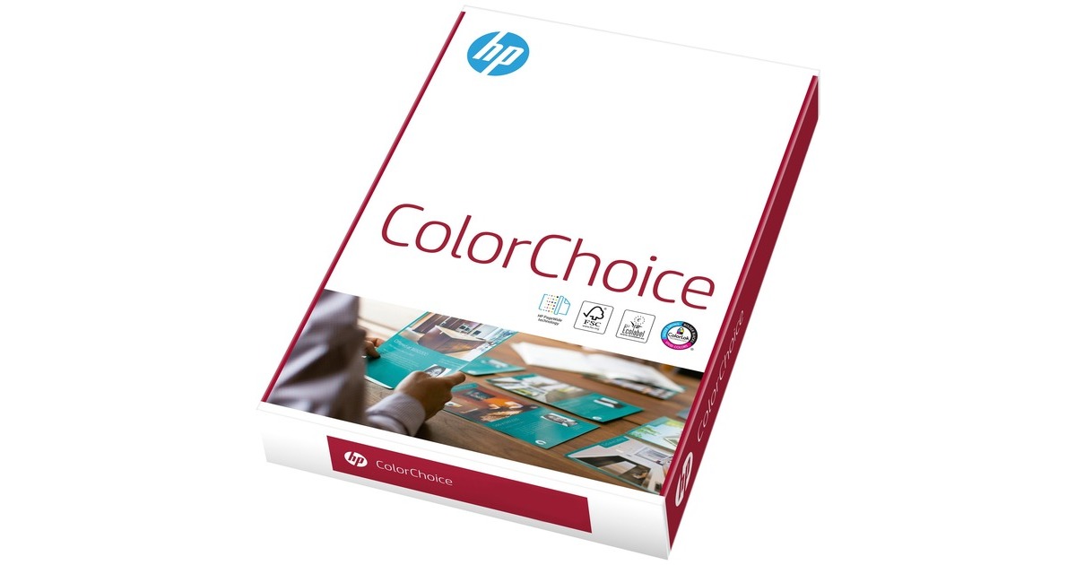 HP ColorChoice 90g 210x297 (CHP750), Papier(DIN A4 (90g/m²), 500 Blatt)