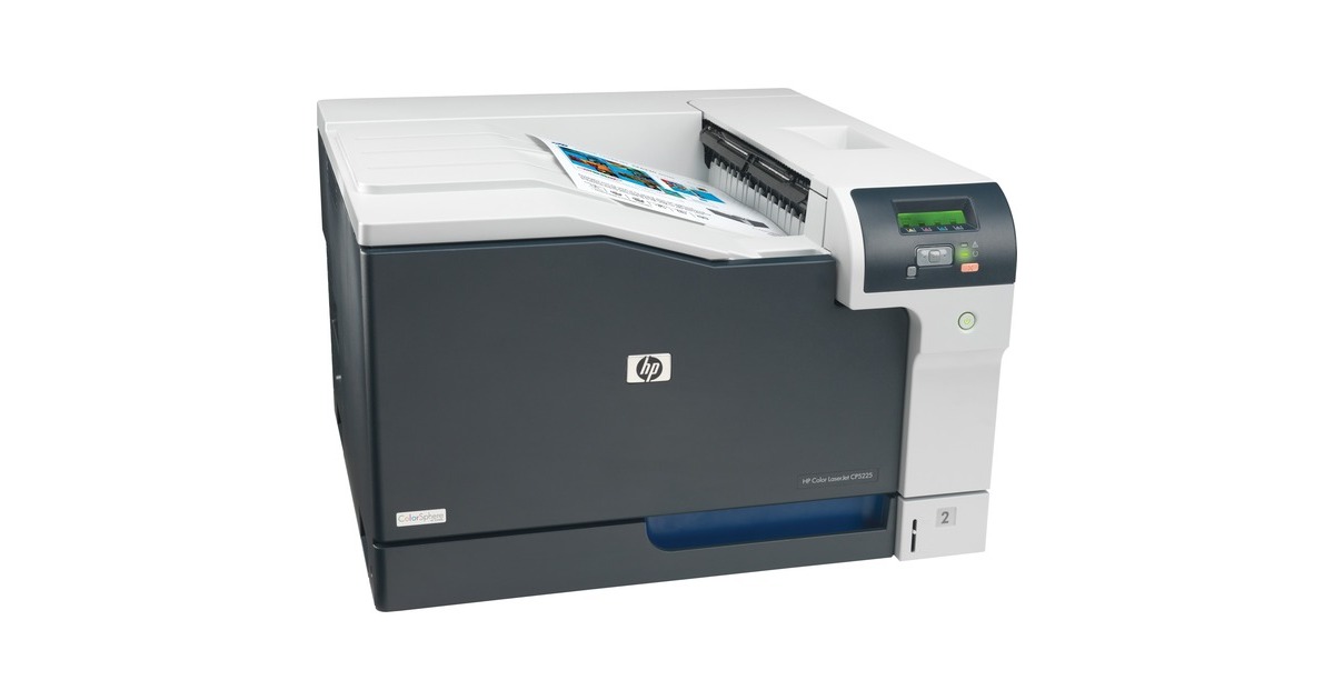 HP Color LaserJet CP5225n, Farblaserdrucker(grau/beige, USB, LAN) HP Color LaserJet CP5225n, Farblaserdrucker(grau/beige, USB, LAN)
