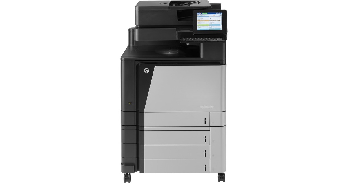 HP Color LaserJet Enterprise Flow M880z (A2W75A), Multifunktionsdrucker(grau/schwarz, USB/LAN Farblaser, Scan, Kopie, Fax)