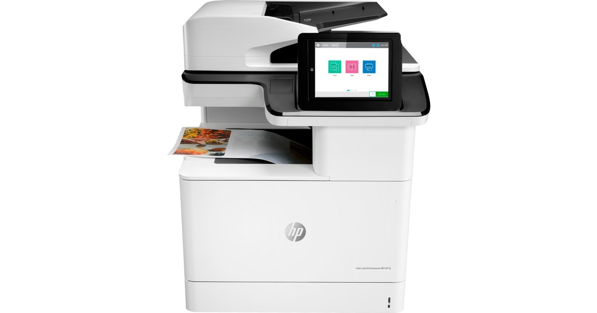 HP Color LaserJet Enterprise Flow MFP M776dn, Multifunktionsdrucker(grau/anthrazit, USB, LAN, Scan, Kopie)