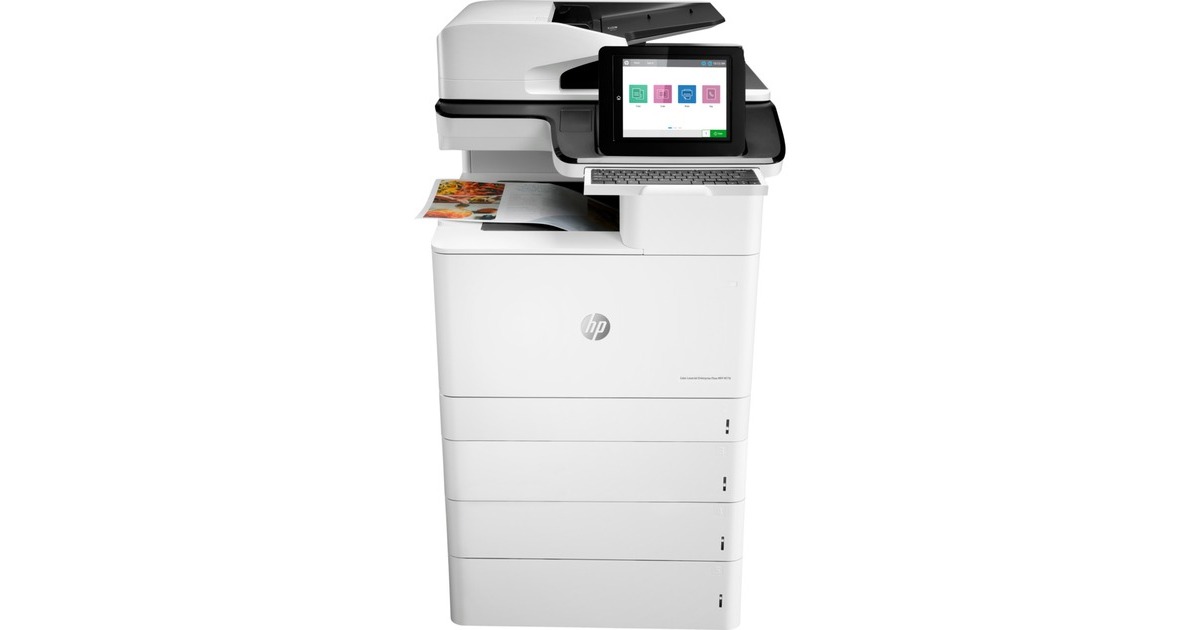 HP Color LaserJet Enterprise Flow MFP M776z, Multifunktionsdrucker(grau/anthrazit, USB, LAN, Scan, Kopie, Fax )