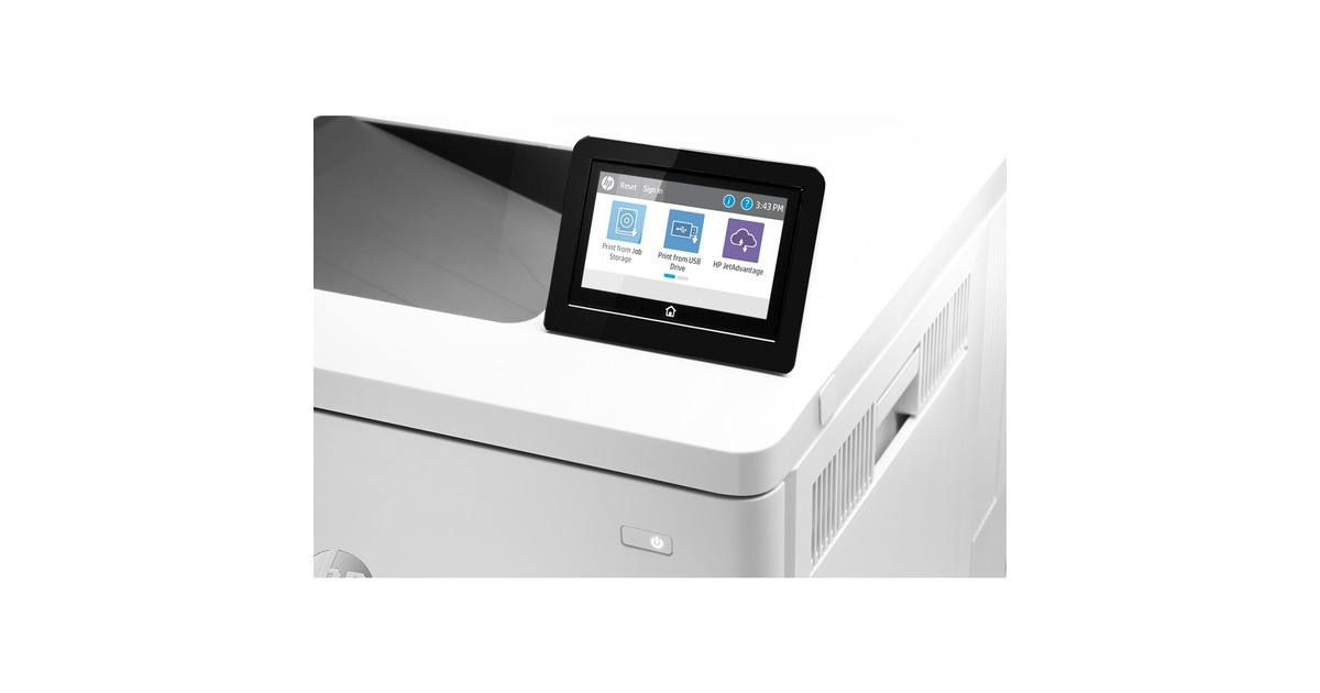 HP Color LaserJet Enterprise M555x, Farblaserdrucker(grau, USB, LAN, WLAN)