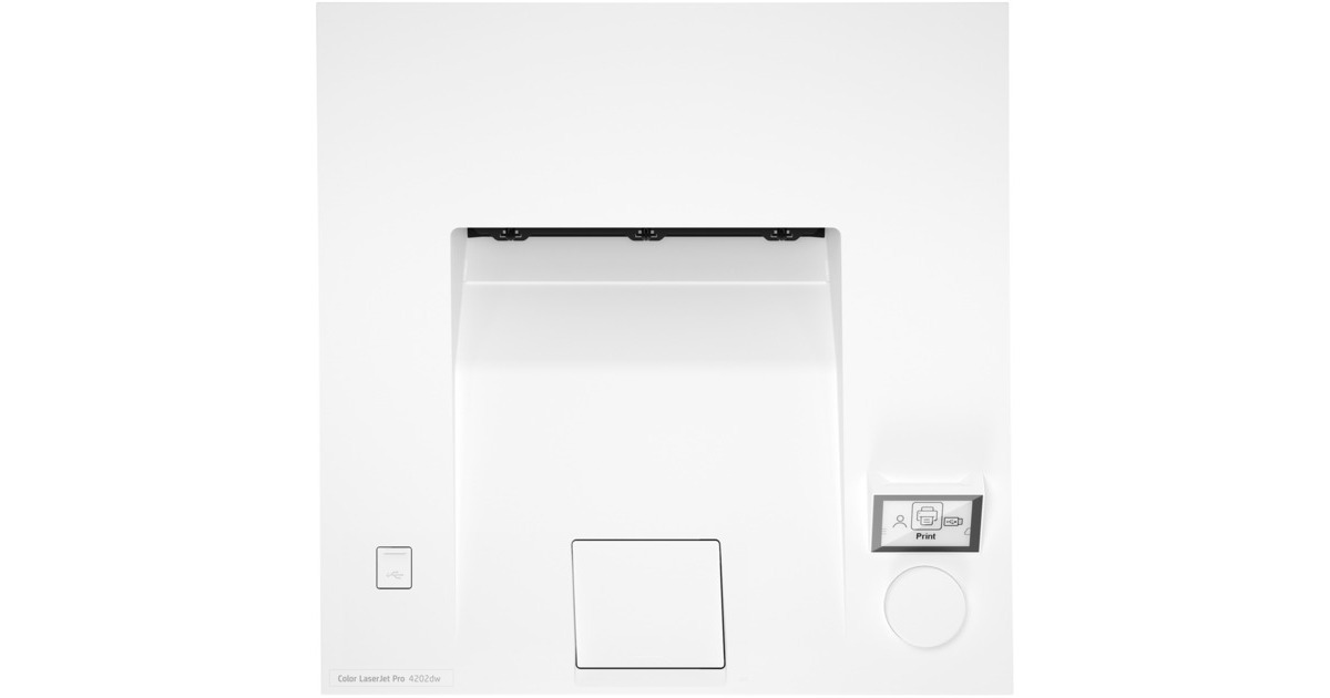 HP Color LaserJet Pro 4202dw, Farblaserdrucker(weiß/blau, USB, LAN, WLAN)