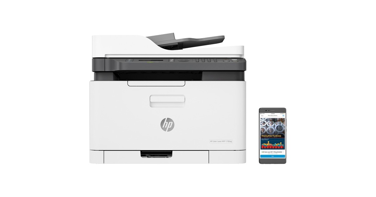 HP Color Laser MFP 179fwg, Multifunktionsdrucker(USB, LAN, WLAN, Scan, Kopie, Fax )