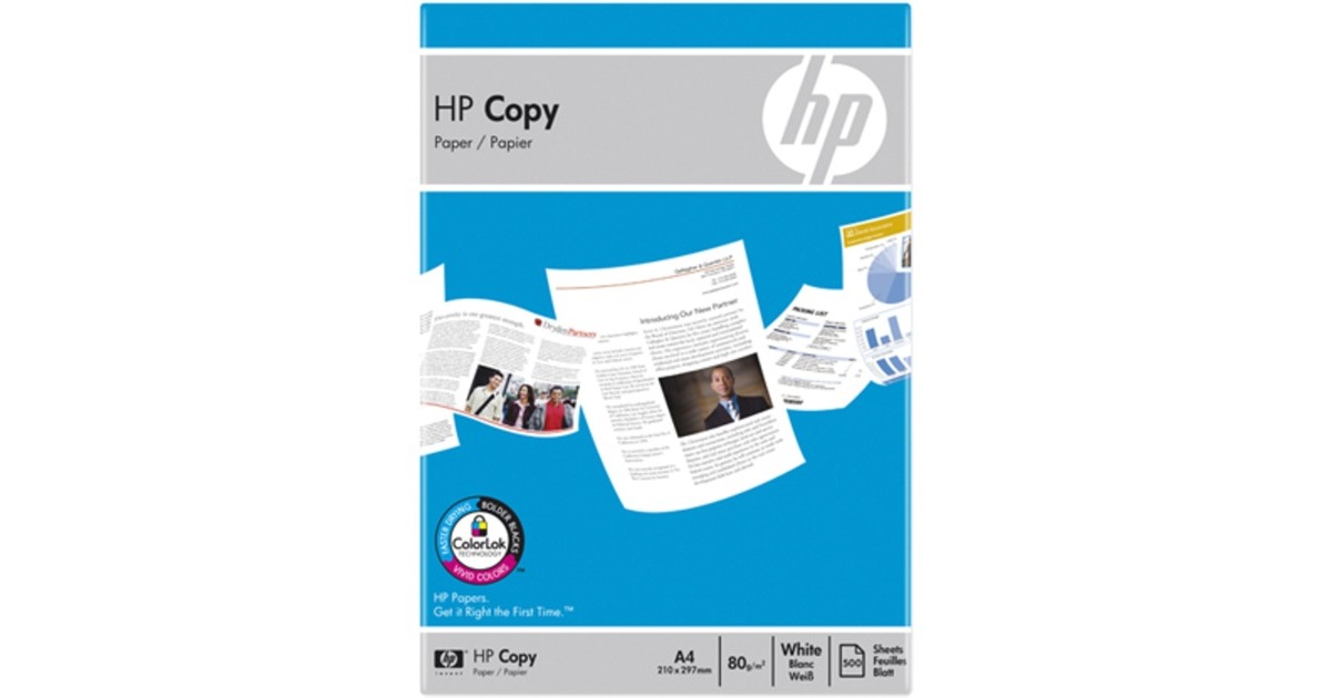 HP Copy 80g 210x297 (CHP910), Papier(DIN A4 (80g/m²), 500 Blatt)
