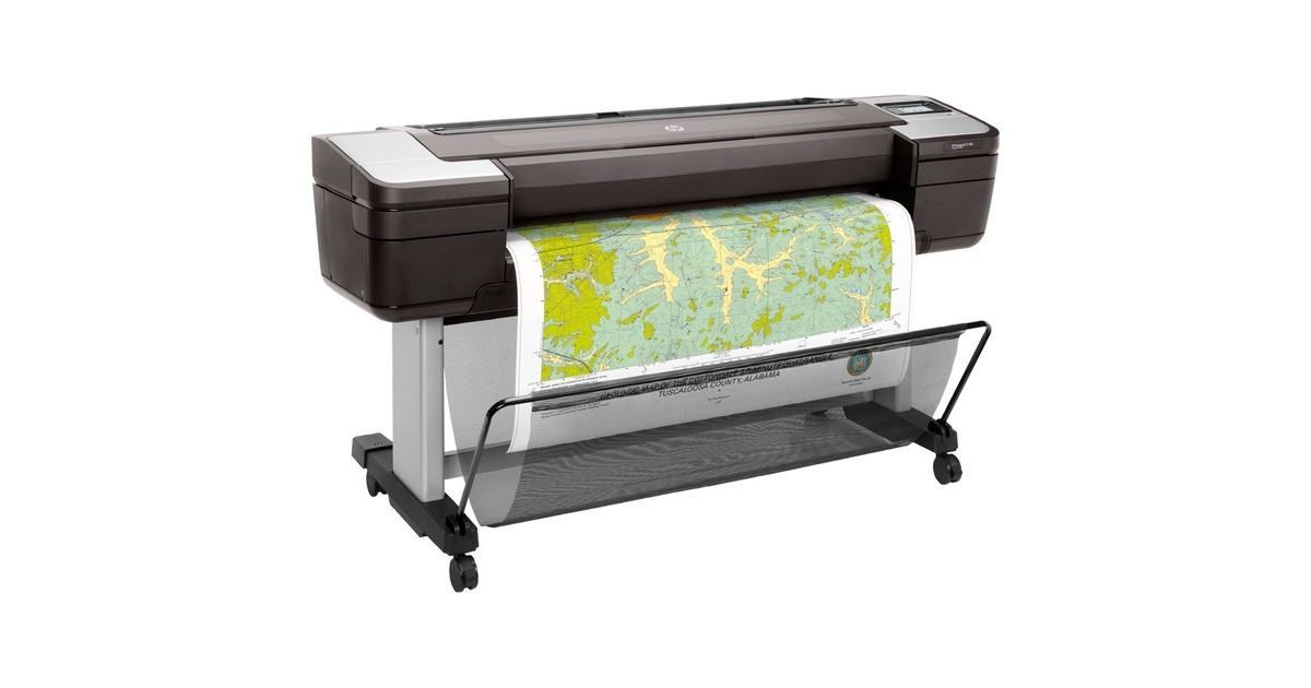 HP Designjet T1700 (W6B55A), Tintenstrahldrucker(Medienbreite bis 1118 mm)