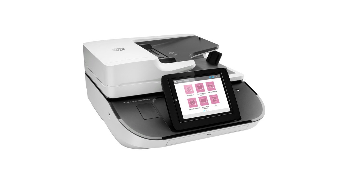 HP Digital Sender Flow 8500 fn2, Flachbettscanner(weiß/anthrazit) HP Digital Sender Flow 8500 fn2, Flachbettscanner(weiß/anthrazit)
