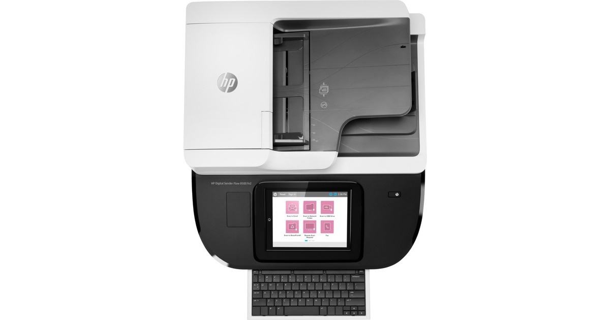 HP Digital Sender Flow 8500 fn2, Flachbettscanner(weiß/anthrazit)